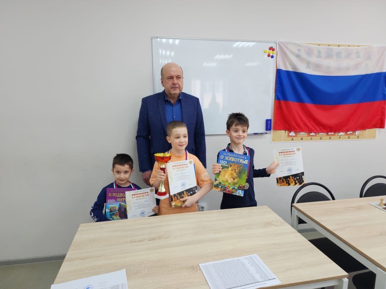 Изображение: Завершилось первенство Рязанской области по шахматам среди мальчиков и девочек до 9 лет