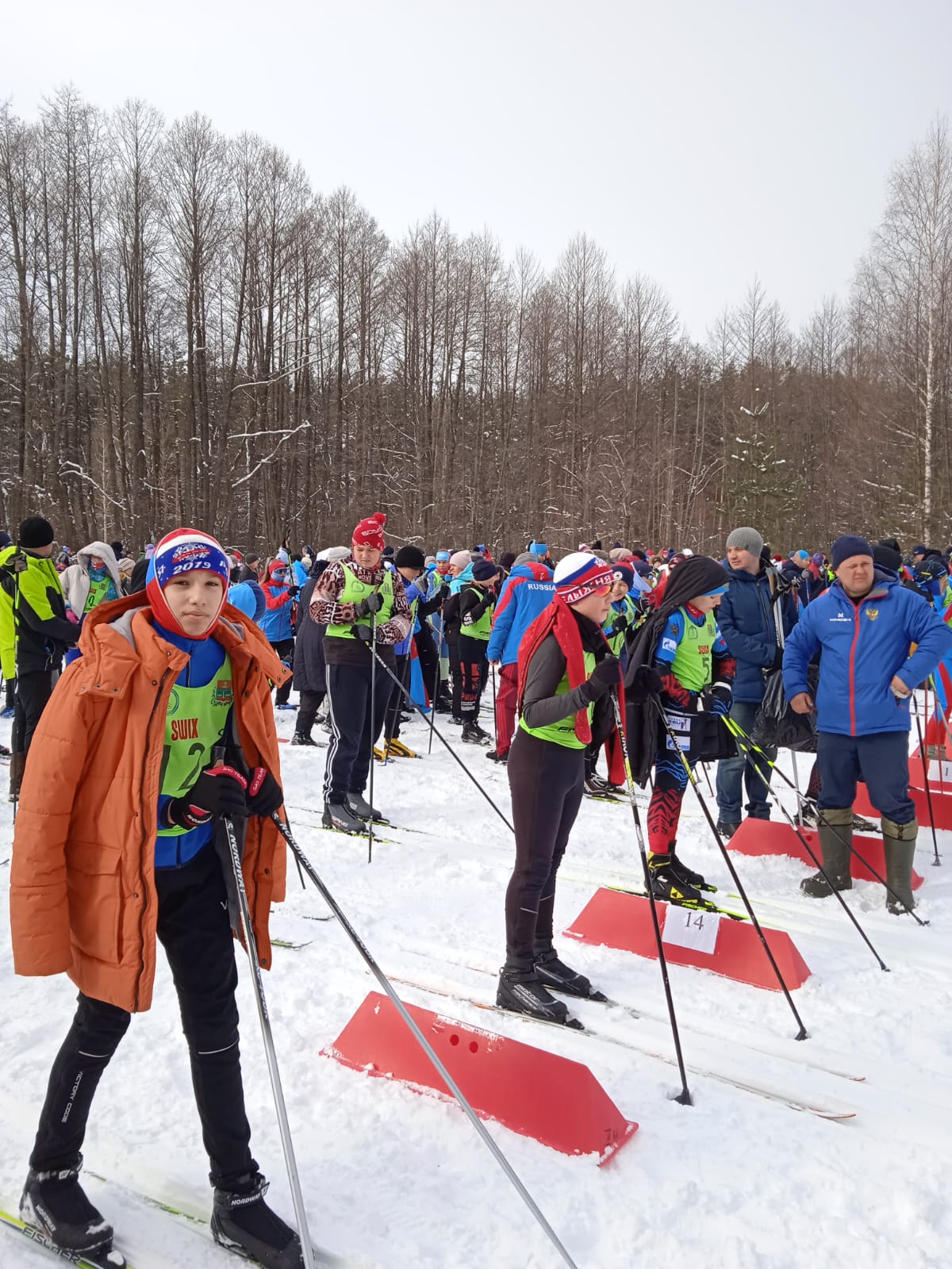 Изображение: Открытые областные соревнования по лыжным гонкам на длинных дистанциях, памяти первого директора Тумской ДЮСШ С.А. Егорова
