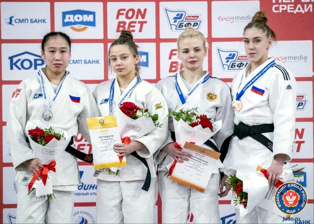 Изображение: Марина Воробьёва – бронзовый призер первенства России по дзюдо