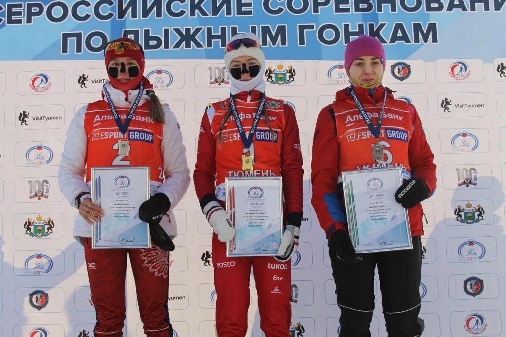 Изображение: Арина Былинко завоевала «бронзу» Всероссийских соревнований по лыжным гонкам